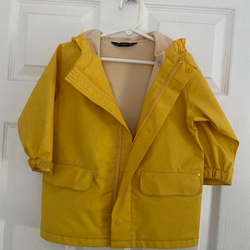 Yellow Lands End Raincoat